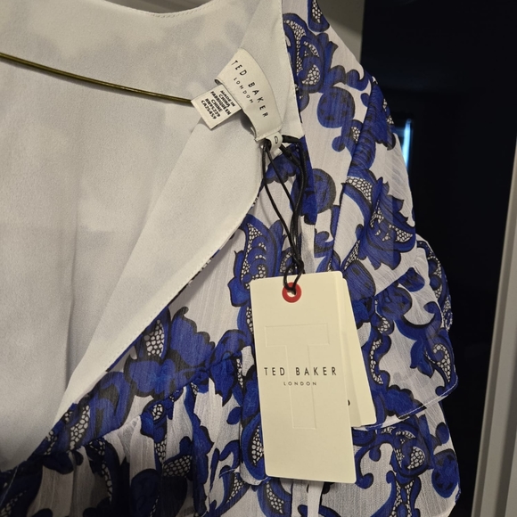 Ted Baker Blue and white dress - Picture 1 of 5